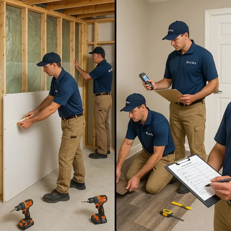Repairs and Reconstruction process in Wilburton, OK